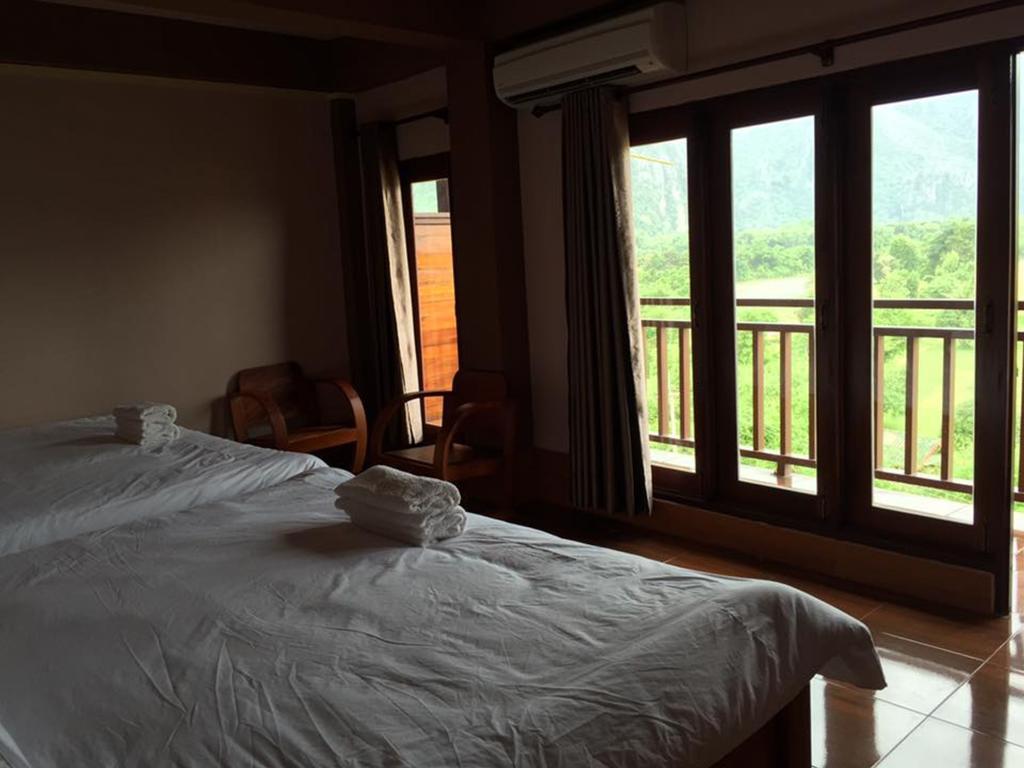 Happy River View Hotel Vang Vieng Eksteriør bilde
