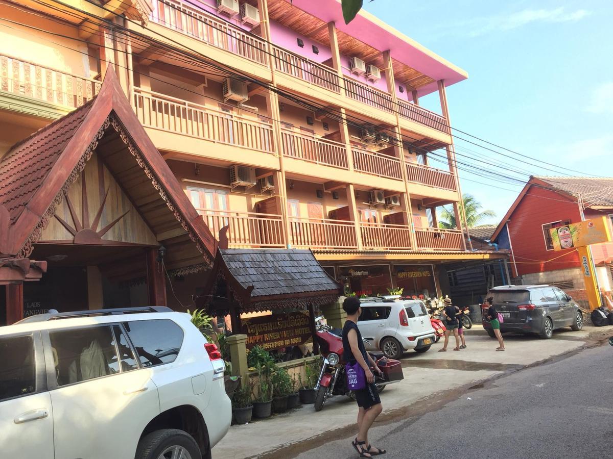 Happy River View Hotel Vang Vieng Eksteriør bilde