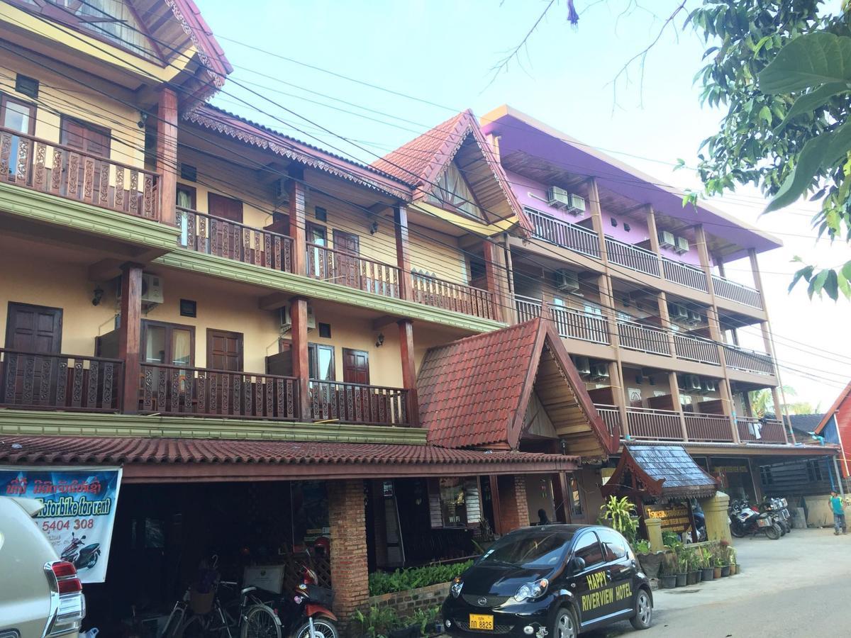 Happy River View Hotel Vang Vieng Eksteriør bilde