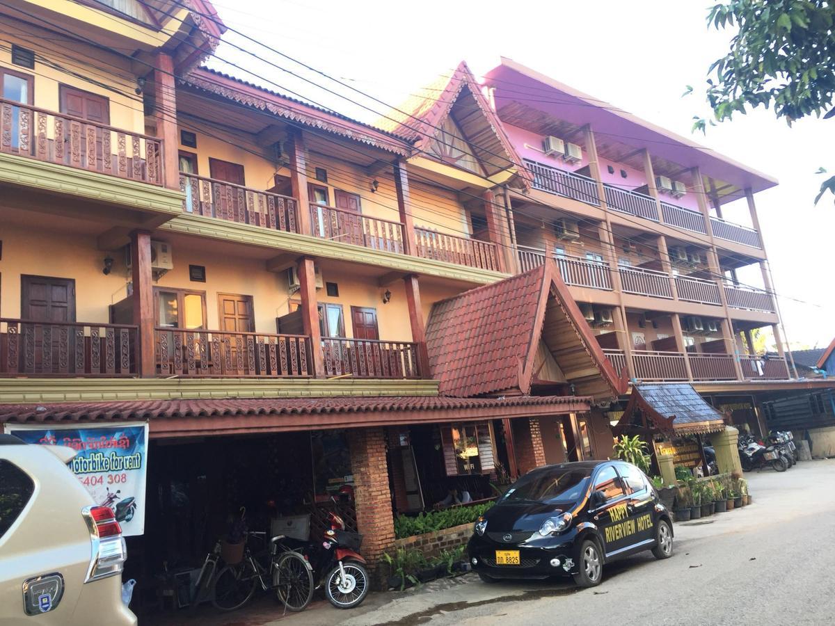 Happy River View Hotel Vang Vieng Eksteriør bilde